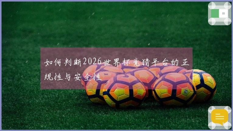 如何判断2026世界杯竞猜平台的正规性与安全性